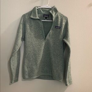 Patagonia Green Quarter-Zip Sweatshirt